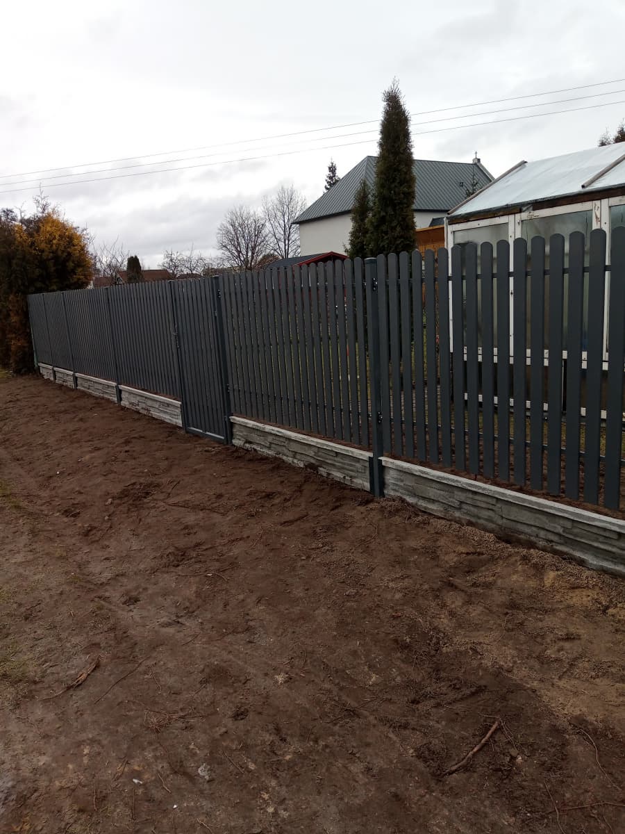 Ogrodzenie modułowe - realizacja Monta